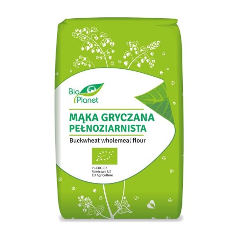 MĄKA GRYCZANA PEŁNOZIARNISTA BIO 500 g - BIO PLANET BIO PLANET - seria MĄKI I SKROBIE