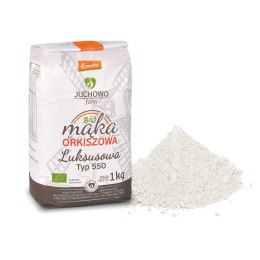 MĄKA ORKISZOWA LUKSUSOWA TYP 550 DEMETER BIO 1 kg - JUCHOWO JUCHOWO FARM (mąki, syrop)