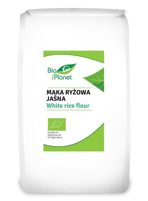 MĄKA RYŻOWA JASNA BIO 1 kg - BIO PLANET BIO PLANET - seria MĄKI I SKROBIE