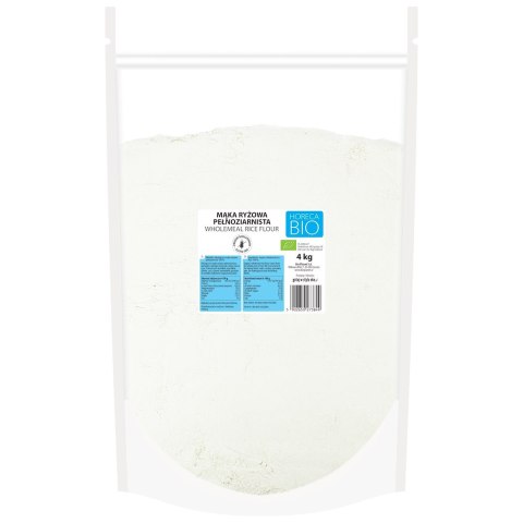 MĄKA RYŻOWA PEŁNOZIARNISTA BEZGLUTENOWA BIO 4 kg - HORECA (BIO PLANET) HORECA BIO - pozostałe