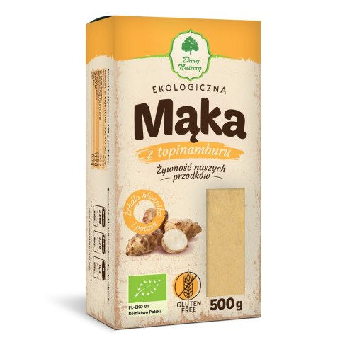 MĄKA Z TOPINAMBURU BEZGLUTENOWA BIO 500 g - DARY NATURY DARY NATURY - inne
