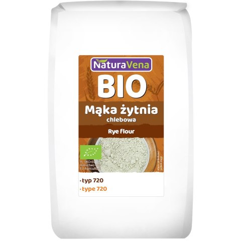 MĄKA ŻYTNIA CHLEBOWA TYP 720 BIO 1 kg - NATURAVENA NATURAVENA