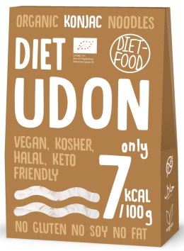 MAKARON (KONJAC) UDON BEZGLUTENOWY BIO 385 g (300 g) - DIET-FOOD DIET-FOOD