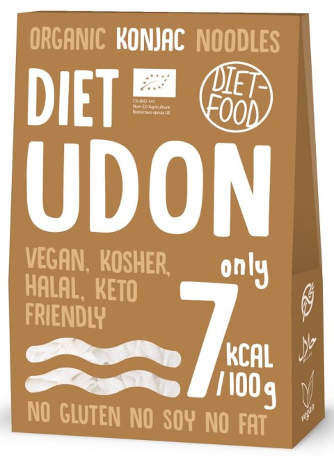 MAKARON (KONJAC) UDON BEZGLUTENOWY BIO 385 g (300 g) - DIET-FOOD DIET-FOOD