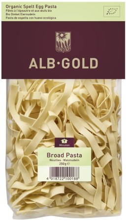 MAKARON (ORKISZOWY JAJECZNY) WSTĄŻKI BIO 250 g - ALB-GOLD ALB-GOLD (makarony)