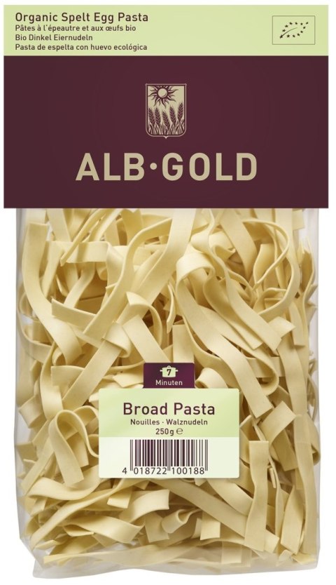 MAKARON (ORKISZOWY JAJECZNY) WSTĄŻKI BIO 250 g - ALB-GOLD ALB-GOLD (makarony)