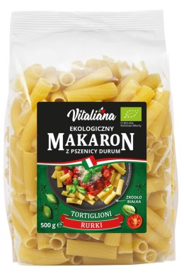 MAKARON (SEMOLINOWY) TORTIGLIONI BIO 500 g- VITALIANA VITALIANA (włoskie produkty)
