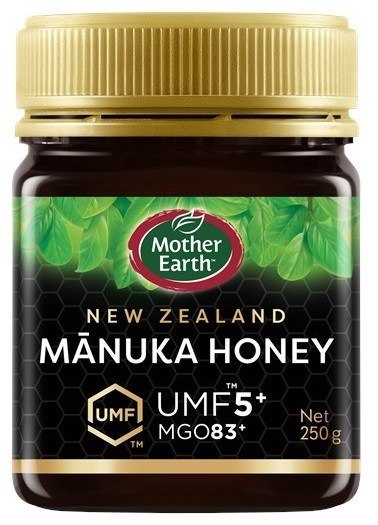 MIÓD MANUKA MGO 83+ UMF 5+ 250 g - MOTHER EARTH MOTHER EARTH (miody manuka)