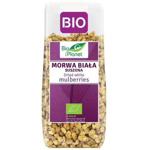 MORWA BIAŁA SUSZONA BIO 100 g - BIO PLANET BIO PLANET - seria FIOLETOWA (owoce suszone)