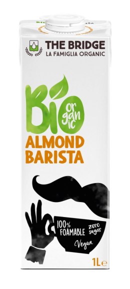 NAPÓJ MIGDAŁOWY BARISTA BEZ DODATKU CUKRÓW BEZGLUTENOWY BIO 1 L - THE BRIDGE THE BRIDGE (napoje i desery roślinne)