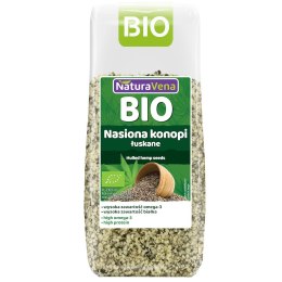 NASIONA KONOPI ŁUSKANE BIO 200 g - NATURAVENA NATURAVENA