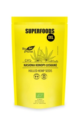 NASIONA KONOPI ŁUSKANE BIO 600 g - BIO PLANET SUPERFOODS BIO PLANET - seria SUPERFOODS