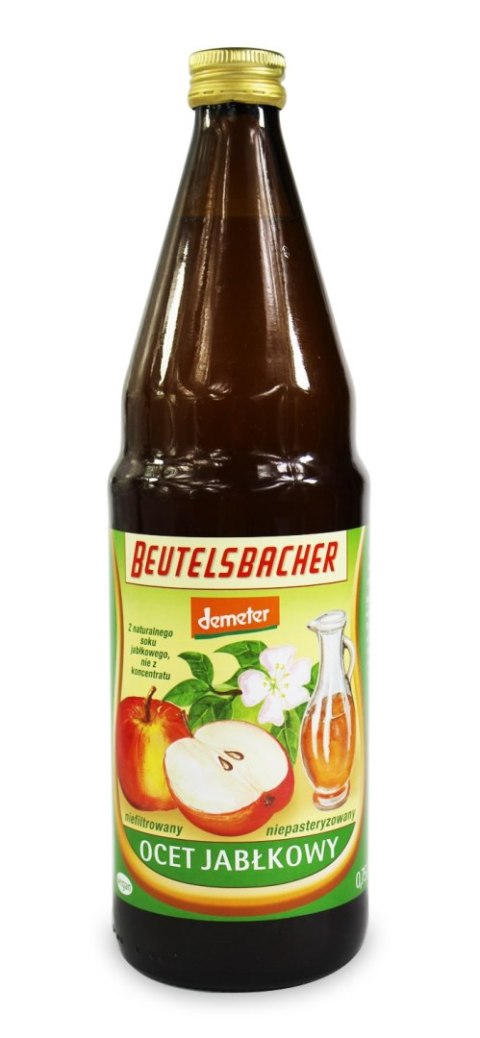 OCET JABŁKOWY 5 % NIEFILTROWANY DEMETER BIO 750 ml - BEUTELSBACHER BEUTELSBACHER (soki, napoje, ocet jabłkowy)