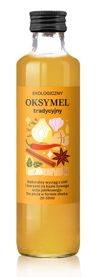 OKSYMEL TRADYCYJNY BIO 250 ml - DELIKATNA DELIKATNA (kombucha, kimchi, zakwas)