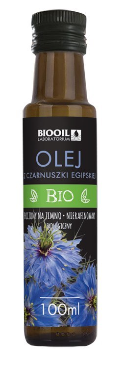 OLEJ Z CZARNUSZKI TŁOCZONY NA ZIMNO BIO 100 ml - BIOOIL BIOOIL (oleje)