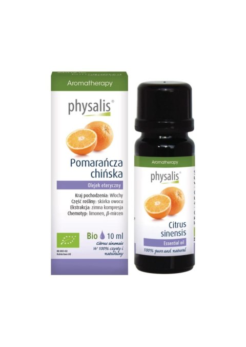 OLEJEK ETERYCZNY POMARAŃCZA BIO 10 ml - PHYSALIS PHYSALIS (olejki eteryczne, suplementy)