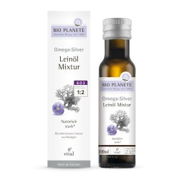OMEGA SILVER - MIESZANKA Z OLEJEM LNIANYM (ALGI MORSKIE) BIO 100 ml - BIO PLANETE BIO PLANETE (oleje i oliwy)