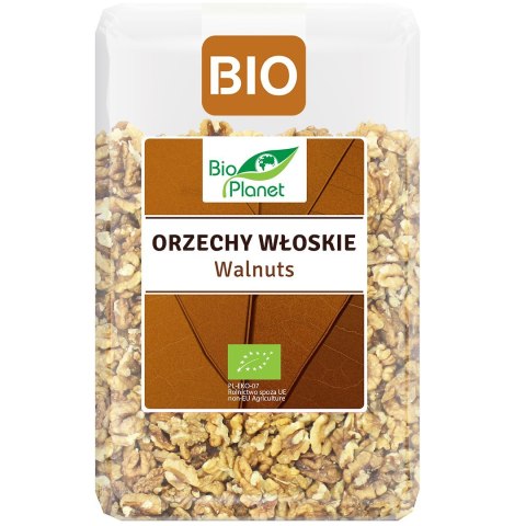ORZECHY WŁOSKIE BIO 1 kg - BIO PLANET BIO PLANET - seria BRĄZOWA (orzechy i pestki)
