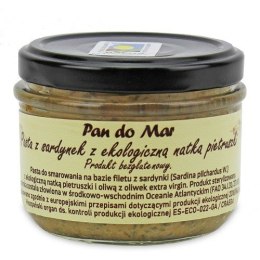 PASTA Z SARDYNEK Z BIO NATKĄ PIETRUSZKI BEZGLUTENOWA 125 g (SŁOIK) - PAN DO MAR PAN DO MAR (rybołówstwo zrównoważone)