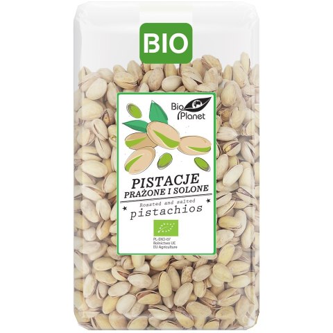 PISTACJE PRAŻONE I SOLONE BIO 700 g - BIO PLANET BIO PLANET - seria PRZEKĄSKI