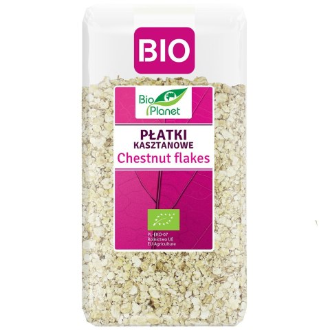 PŁATKI KASZTANOWE BIO 300 g - BIO PLANET BIO PLANET - seria RÓŻOWA (płatki, otręby, musli)