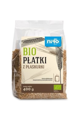 PŁATKI Z PŁASKURKI BIO 400 g - NIRO NIRO (makarony orkiszowe)
