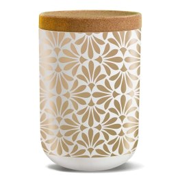 POJEMNIK Z KORKOWĄ POKRYWKĄ ZŁOTE WZORY 1000 ml - CHIC-MIC CHIC-MIC (akcesoria kuchenne)