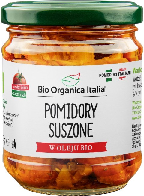 POMIDORY SUSZONE W OLEJU BIO 190 g (120 g) (SŁOIK) - BIO ORGANICA ITALIA BIO ORGANICA ITALIA (przetwory warzywne)