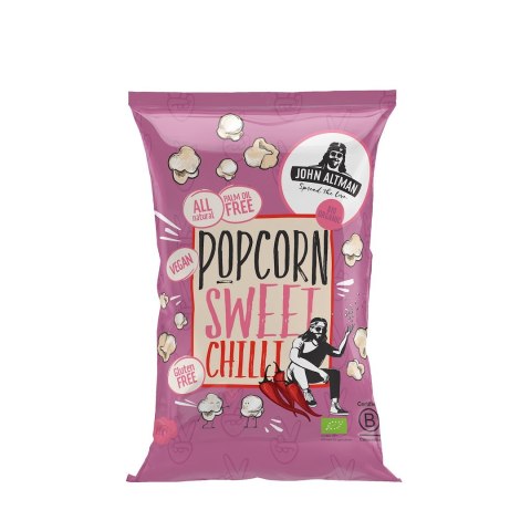 POPCORN O SMAKU SŁODKIE CHILI BEZGLUTENOWY BIO 75 g - JOHN ALTMAN JOHN ALTMAN (chipsy, popcorny)