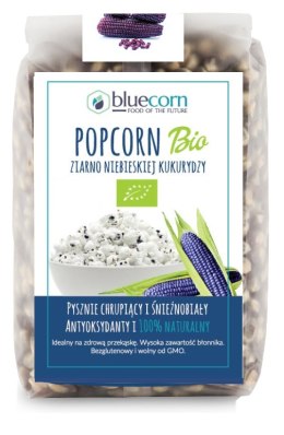 POPCORN (ZIARNO KUKURYDZY NIEBIESKIEJ) BEZGLUTENOWE BIO 350 g - BLUECORN POPCROP (niebieska kukurydza, chrupki proteinowe)