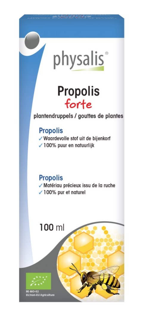 PROPOLIS FORTE EKSTRAKT W KROPLACH BIO 100 ml - PHYSALIS PHYSALIS (olejki eteryczne, suplementy)