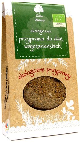 PRZYPRAWA DO DAŃ WEGETARIAŃSKICH BIO 40 g - DARY NATURY DARY NATURY - przyprawy i zioła