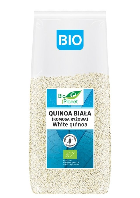 QUINOA BIAŁA (KOMOSA RYŻOWA) BEZGLUTENOWA BIO 1 kg - BIO PLANET BIO PLANET - seria NIEBIESKA (ryże, kasze, ziarna)