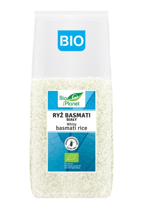 RYŻ BASMATI BIAŁY BEZGLUTENOWY BIO 1 kg - BIO PLANET BIO PLANET - seria NIEBIESKA (ryże, kasze, ziarna)