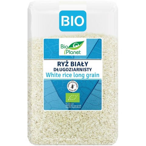RYŻ BIAŁY DŁUGOZIARNISTY BEZGLUTENOWY BIO 2 kg - BIO PLANET BIO PLANET - seria NIEBIESKA (ryże, kasze, ziarna)