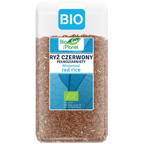 RYŻ CZERWONY PEŁNOZIARNISTY BIO 500 g - BIO PLANET BIO PLANET - seria NIEBIESKA (ryże, kasze, ziarna)