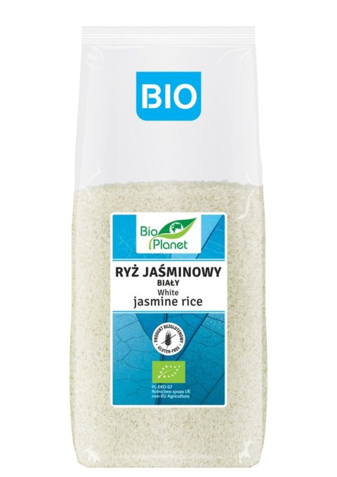 RYŻ JAŚMINOWY BIAŁY BEZGLUTENOWY BIO 1 kg - BIO PLANET BIO PLANET - seria NIEBIESKA (ryże, kasze, ziarna)