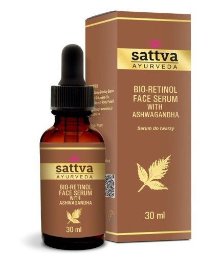 SERUM DO TWARZY Z ASHWAGANDHĄ I BIO-RETINOLEM 30 ml - SATTVA (AYURVEDA) SATTVA (kosmetyki ajurwedyjskie, kadzidełka)