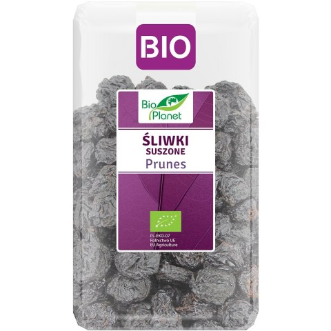 ŚLIWKI SUSZONE BIO 1 kg - BIO PLANET (PRODUKT SEZONOWY) BIO PLANET - seria FIOLETOWA (owoce suszone)
