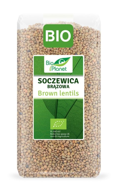 SOCZEWICA BRĄZOWA BIO 500 g - BIO PLANET BIO PLANET - seria ZIELONA (strączkowe)