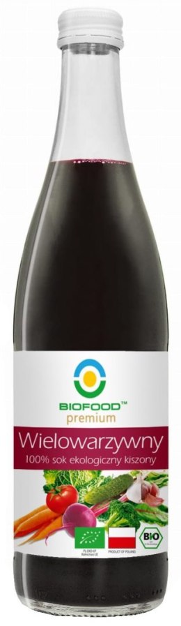 SOK WIELOWARZYWNY KISZONY NFC BEZGLUTENOWY BIO 500 ml - BIOFOOD BIOFOOD (soki, przetwory, octy, olej kokosowy)
