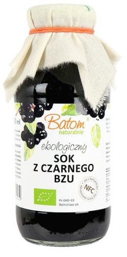 SOK Z CZARNEGO BZU NFC BIO 330 ml - BATOM BATOM (oleje, soki, sole kąpielowe)
