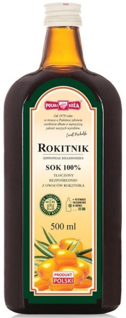 SOK Z ROKITNIKA NFC 500 ml - POLSKA RÓŻA POLSKA RÓŻA (soki owocowe, syropy, shoty)