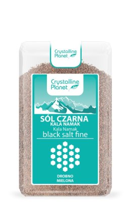 SÓL CZARNA KALA NAMAK DROBNO MIELONA 600 g - CRYSTALLINE PLANET CRYSTALLINE PLANET (sole)