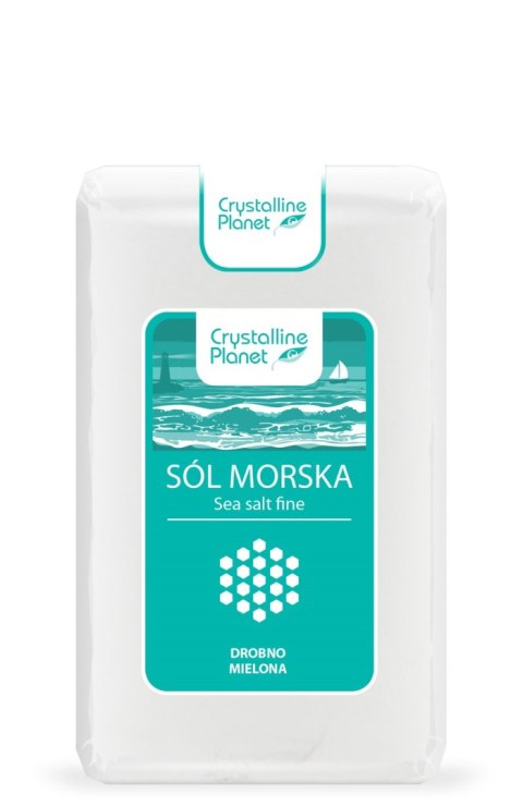 SÓL MORSKA DROBNO MIELONA 600 g - CRYSTALLINE PLANET CRYSTALLINE PLANET (sole)