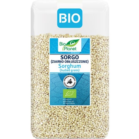 SORGO (ZIARNO OBŁUSZCZONE) BIO 1 kg - BIO PLANET BIO PLANET - seria NIEBIESKA (ryże, kasze, ziarna)