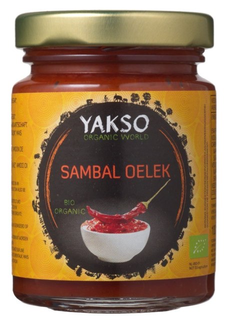 SOS CHILI SAMBAL OELEK BIO 100 g - YAKSO YAKSO (sosy sojowe, prażynki)