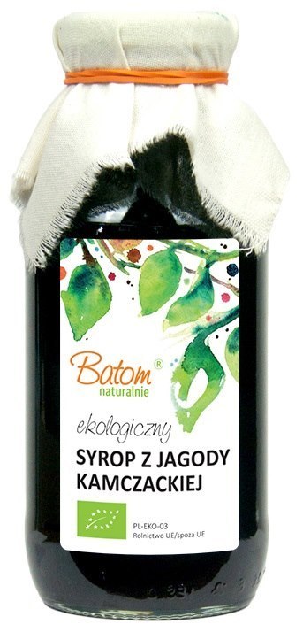 SYROP Z JAGODY KAMCZACKIEJ BIO 330 ml - BATOM BATOM (oleje, soki, sole kąpielowe)