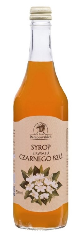 SYROP Z KWIATÓW CZARNEGO BZU 500 ml - REMBOWSCY REMBOWSCY (soki, lemoniady)