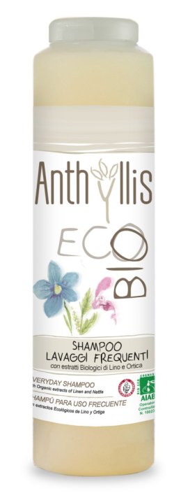 SZAMPON DO WŁOSÓW Z EKSTRAKTEM Z LNU I POKRZYWY DO CODZIENNEGO STOSOWANIA ECO 250 ml - ANTHYLLIS ANTHYLLIS (kosmetyki)